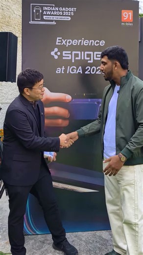 Shaikh Afraaz | Tech & Info on Instagram: "At the Indian Gadget Awards 2025, Presented by 91 Mobiles 📱 Spigen truly set the benchmark for phone protection. Their live demonstrations went beyond visual from high impact metal ball drop test, to radiation testing that showed how Spigen cases help block infrared radiation unlike regular glass. Seeing protection tested in real time highlighted Spigen’s focus on engineering, safety, and real world reliability. Follow @sk.afraaz for more . . . #indian