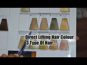 Direct Lifting Hair Colour With Keune Every Type Of Hair Information And Method |By The Stylish Mod