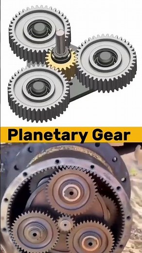 Planetary Gear System Mechanical Design#mechanism #motion #mechanical #engineering #robotics #gear