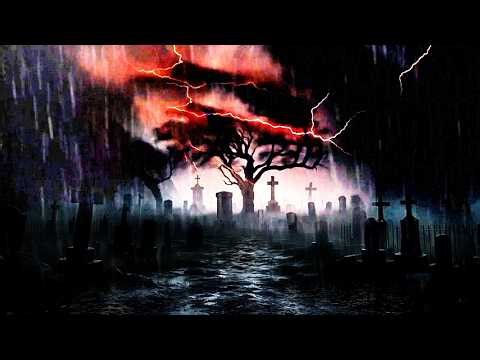 EXTREME Thunderstorm in a Cemetery | RAGING Thunder & Rain | Hard White Noise for Severe Insomnia