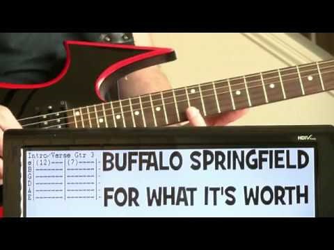 Buffalo Springfield For What It's Worth Guitar Chords Lesson & Tab Tutorial