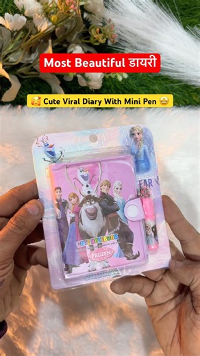 Viral Diary” Cute Mini Diary With Beautiful Tiny Pen 🥰| Cute diary | mini diary | beautiful diary