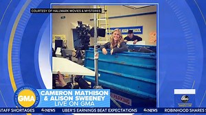 39K views · 270 reactions | The pair are teaming up again for a new film in the "Hannah Swensen" series, and dish on the difference between kissing in soap operas versus kissing in Hallmark movies. https://gma.abc/3lErxst | Good Morning America | Facebook