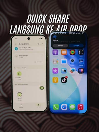 Fitur Quick Share di Android: Kirim File ke iPhone
