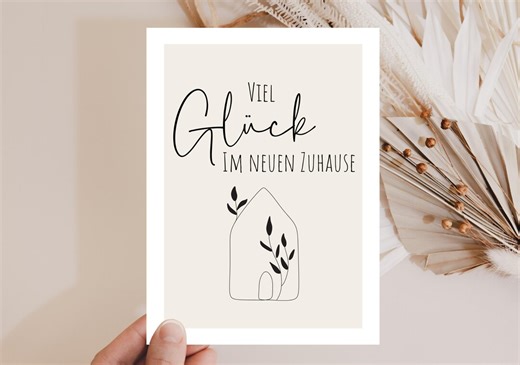 New Home Card, Housewarming Card Gift, Congratulations on Your New Home Card, Moving Card, Housewarming Gift, New Home Present - Etsy