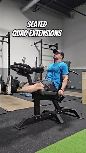 Seated Quad Extensions, Fix 85% of Knee Pain With This Simple Leg Exercise