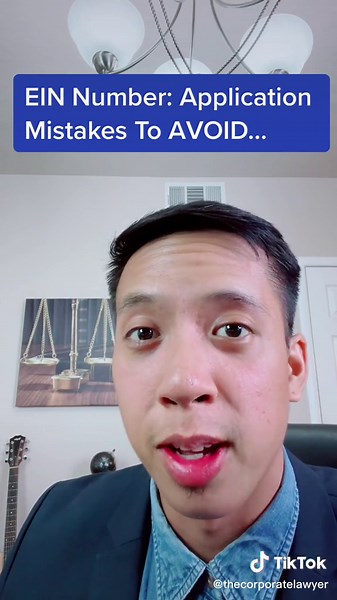 Here is the most common EIN number (application) mistake to avoid when starting your LLC. It comes down to timing… An EIN is used to open a new business bank account. #business #freedomthrubusiness #tiktoklawyer #businesslawyer #corporatelawyer #llclawyer #einnumber #businesstips #legaltips #onlinebiz #onlinebizowner #llcregistration #ss4 #irs