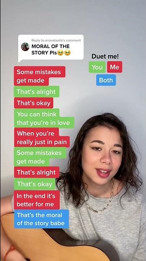 moral of the story - ashe 🎤 #karaoke #duet #moralofthestory #singing