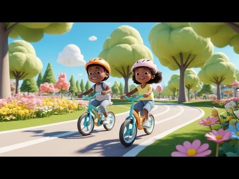 Learn to Ride a Bike 🚲 Fun Bicycle Song for Kids | Nursery Rhymes & Kids Songs