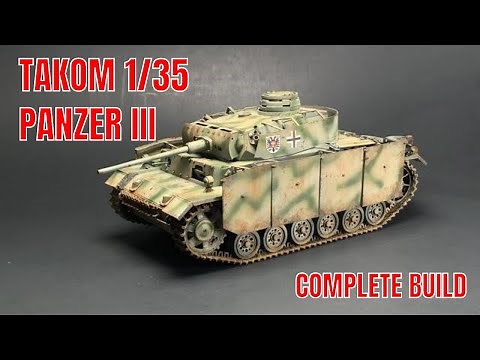 How to build: 1/35 Takom Panzer III ausf M , (Complete build video)