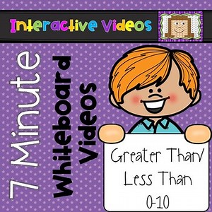 7 Minute Whiteboard Videos - Greater Than, Less Than, Equal To 0-10