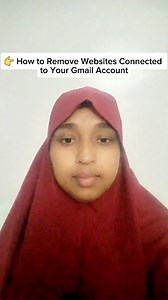 53K views · 2.7K reactions |  How to Remove Websites Connected to Your Gmail Account. | Fatima Amma Sulaiman | Facebook
