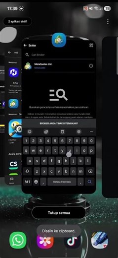 cara menghubungkan dengan meta5