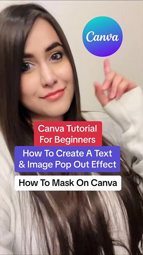 46K views · 1K reactions | Canva Tutorial For Beginners - How To Create A Mask Text & Photo Effect On Canva! In Today’s Canva Design Hack, I Will Show You How To Create A Cool Text Mask Effect To Create A Cool Pop Out Design On Canva! ❤️ You Can Use This To Level Up Your Social Media Graphics For Your Business  #canvatutorial #canvatips #canvadesign #canvatutorialforbeginners #canvahacks #canvaforbeginners #canvaforbusiness | Inuri Munasinghe | Facebook
