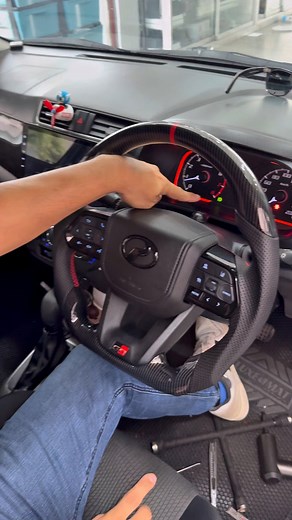 Perodua bezza GR carbon steering All in Harga rm799 Siap install | FD Accessories Sdn Bhd