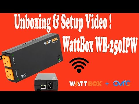 WattBox WB-250-IPW Unboxing & Setup ‪@snap_one‬
