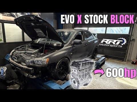 600HP STOCK BLOCK EVO X