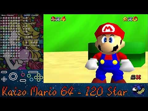 Kaizo Mario 64 - 120 Star Playthrough (Savestateless)