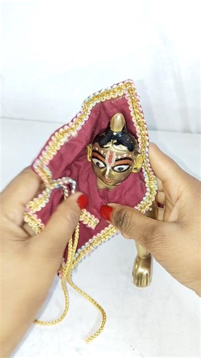 #diy #kanhajikiposhak #trending #hindugod #laddugopalposhak