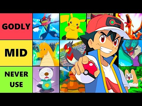 All Of Ash's Pokemon Ranked Weakest to Strongest
