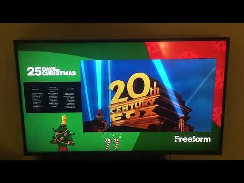Freeform’s “25 Days of Christmas” Split-Screen Credits Layout (2024)