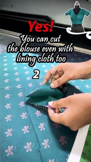 Laser Cutting For Lining Cloth 🔥 | Perfect Cutting For Blouse & Garments 👗🧵