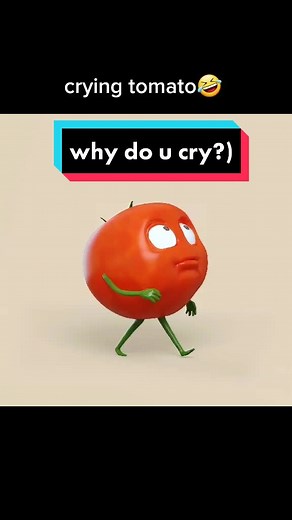 Crying Tomato! 3D Animation NFT Art