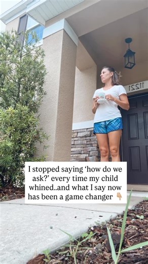 Carol | Real & Connected Motherhood on Instagram: "I used to think I was teaching manners every time my kids whined and I said “How do we ask?” or “Use your words. That’s not how we ask.” But here’s what I didn’t realize… I was actually making the whining stick around. Because over time, they’d just wait for me to say “How do we ask?” before switching to a nice tone. It was like I became the middleman in every single request. And it was exhausting too. Then I learned this technique from another 