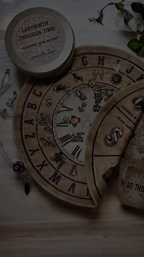 ✨ Tired of juggling a million decks and tools? Let's be honest... the spiritual clutter is a proper headache. You don't need six separate kits. You need one brilliant system designed to give you deep, accurate insight fast. Meet the Labyrinth Through Time Kit. This isn't just a mat—it's your entire practice condensed. We’ve packed Six Full Divination Systems (Charm Casting, Cards, Dice, Pendulum, Numerology, Mediumship) into one stunning, portable tin. It’s the ultimate 'grab-and-go' solution. E