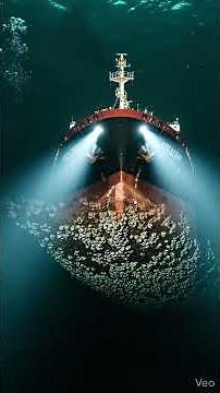 Where do lost shipping containers actually go? #oceans #sea #shorts