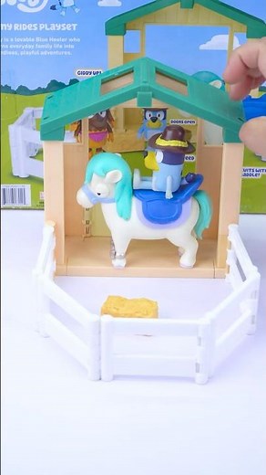 Bluey Friends Pony Rides Playset Home Satisfying With Unboxing & Review ASMR Videos