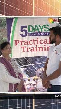 Join our Solar Training Program & become a certified pro! Call: 7723828181 | 7000824339