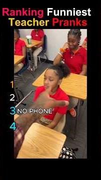 Ranking funniest teachers vs Students pranks #funny #shorts #ranked