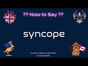 🧠 💔 How to Pronounce syncope? (CORRECTLY) | Pronunciation Planet