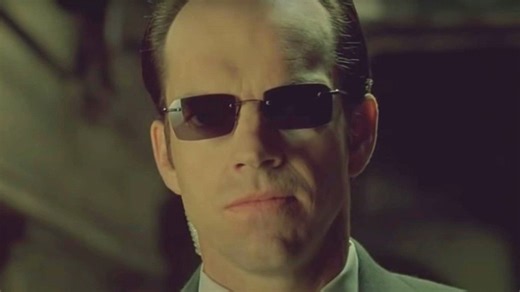 The most paused Agent Smith scene from The Matrix