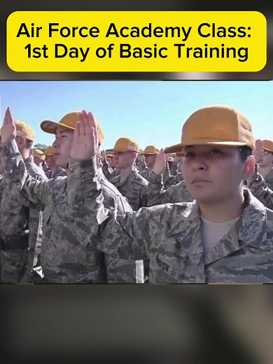 Air Force Academy Class: 1st Day of Basic Training