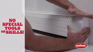 NeatHeat Baseboard Heat Cover Right End Cap