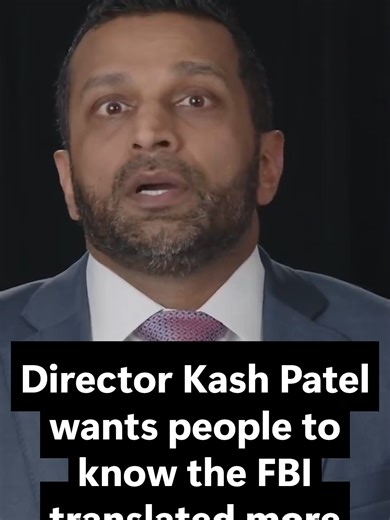Director Kash Patel wants people to know the FBI translated more pages last year. Follow us on Bluesky: https://bsky.app/profile/trumpwat.ch Check out our website at https://trumpwat.ch/