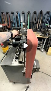 Brian Housewert on Instagram: "This is our Fast-Track system. This is how you can accurately track a 6 foot long belt at 6300 surface feet per minute in forward and reverse and it comes standard on every Revolution 2x72. #2x72 #workshop #diy"