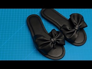 How to Make Female Slippers at Home