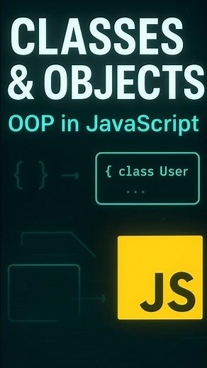 Classes & Objects in JavaScript #coding #shorts