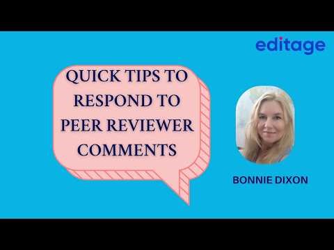 Responding to Peer Reviewer Comments | Expert Answers