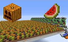 Minecraft便宜的大规模西瓜//南瓜农场 | ilmango