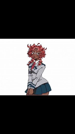 Sanaa's School Uniform Art: My Hero Academia Style