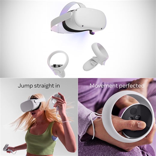 Don't Pay $300, Get a Meta Quest 2 128GB Holiday Bundle   $50 Amazon Credit for $249 Shipped