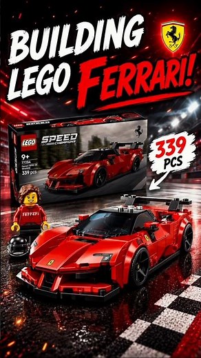 I Built the LEGO Ferrari SF90 XX! 🏎️🔥 | 339-Piece Speed Champions Build