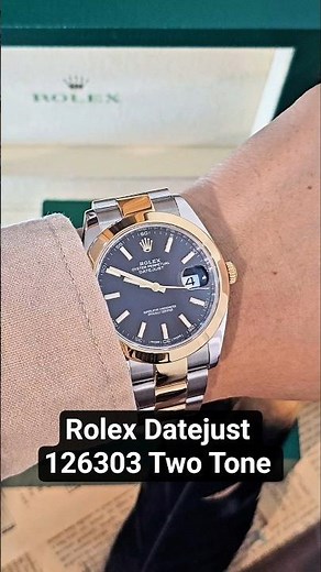 Rolex Datejust 126303 Two Tone #rolex #watch #datejust #Oyster #luxurywatches