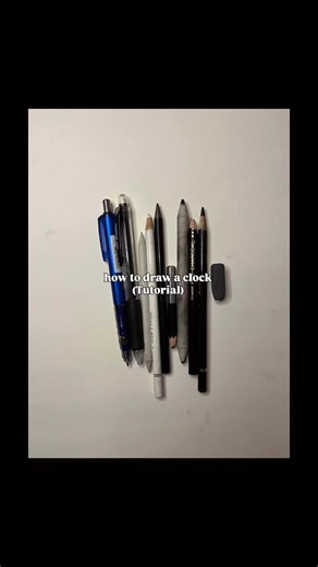How to draw a clock (Tutorial) #art #artist #shorts