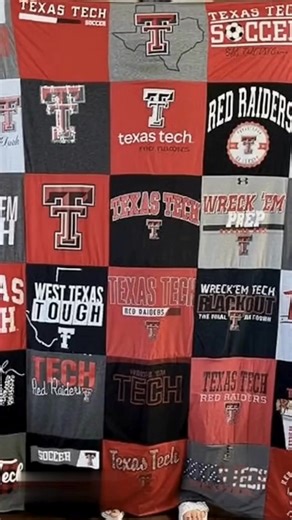 Red Raider shirts piling up? Quilt them into a Texas Tech memory t-shirt blanket. Perfect for TTU students and Red Raiders fans. Over 1 million t-shirt quilts – all made in the USA. Sign up today to get 25% off your first quilt! | Project Repat