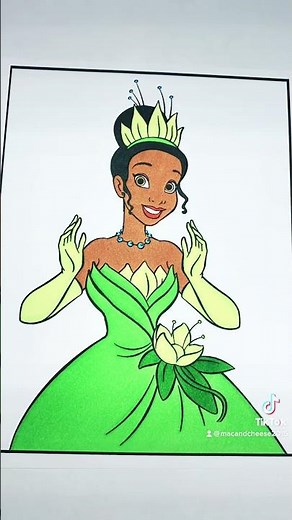 #princess #tiana #disney #coloring #satisfying #drawing #fypシ #viral #shorts #foryou #fyp